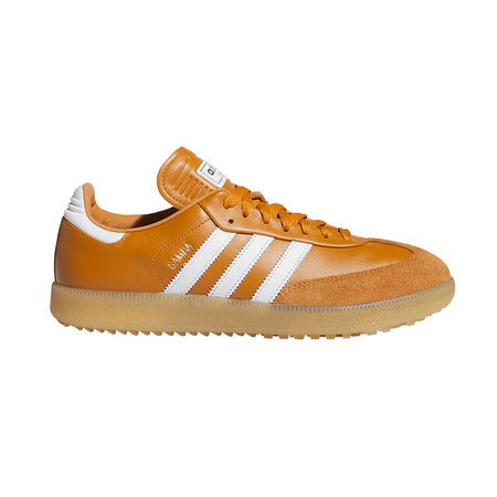 ADIDAS Samba Men's Spikeless Shoes (Orange/White)