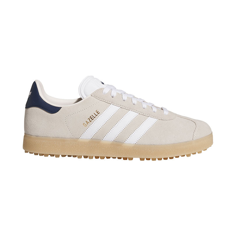 ADIDAS Gazelle Men's Spikeless Shoes (Beige/Blue)
