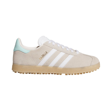 ADIDAS Gazelle Women's Spikeless Shoes (Beige/Mint)
