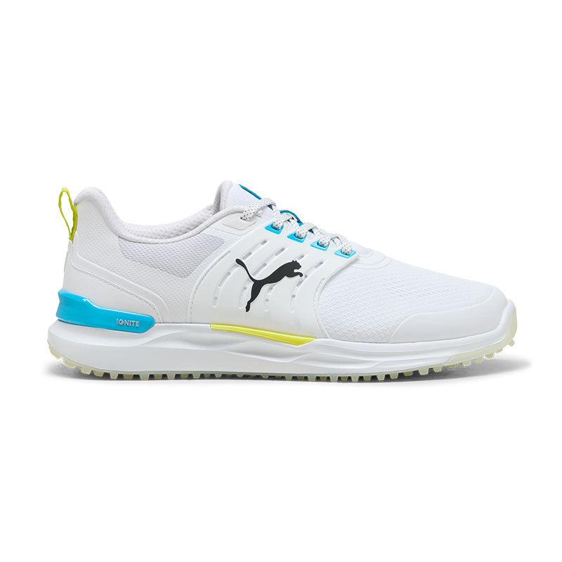 PUMA IGNITE ELEVATE 2 Wide Men's Spikeless Golf Shoes (White)