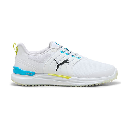 PUMA IGNITE ELEVATE 2 Wide Men's Spikeless Golf Shoes (White)