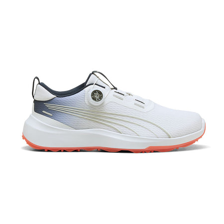 PUMA Innovate Sport Disc Men's Spikeless Shoes (White/Blue/Orange)