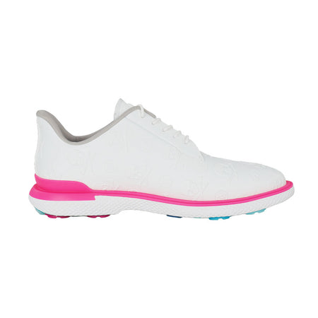 GFORE Gallivan2r Emblem Men's Spikeless Shoes (Snow/Pink)