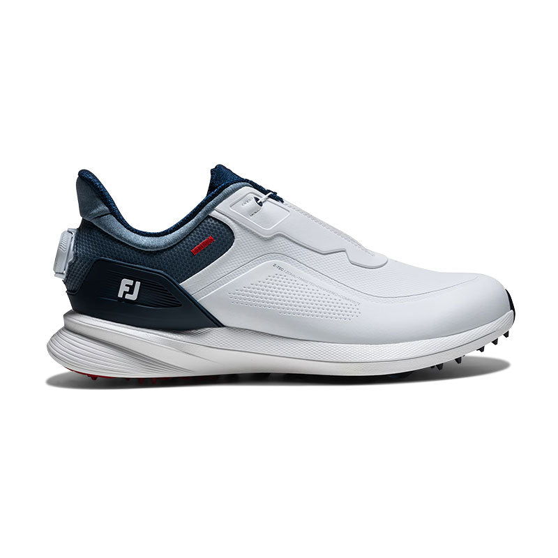 FOOTJOY Pro/SL BOA Men's Spikeless Shoes (White/Blue/Red)