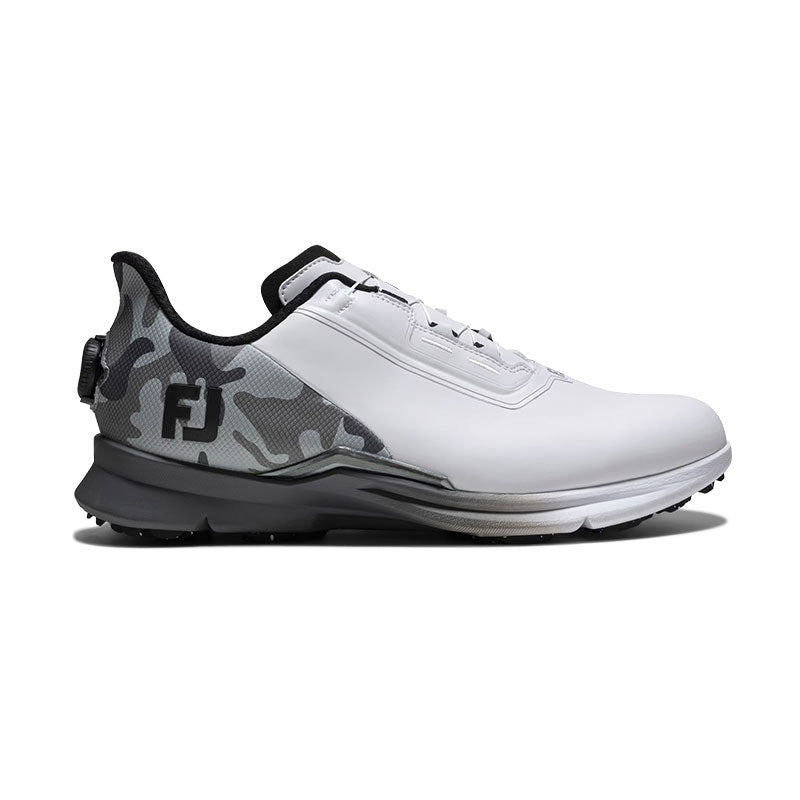 FOOTJOY FJ Fuel BOA Men's Spikeless Shoes (White/Grey/Black)