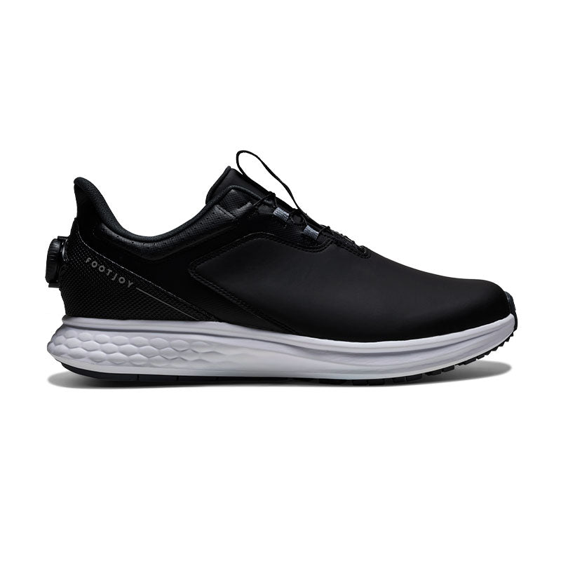 FOOTJOY FJ Pulse Men's BOA Spikeless Shoes (Black/Black/White)