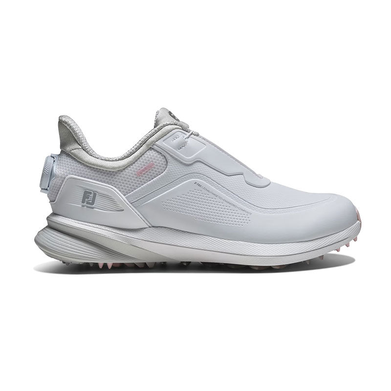 FOOTJOY Pro/SL BOA Women's Spikeless Shoes (White/White/Grey)