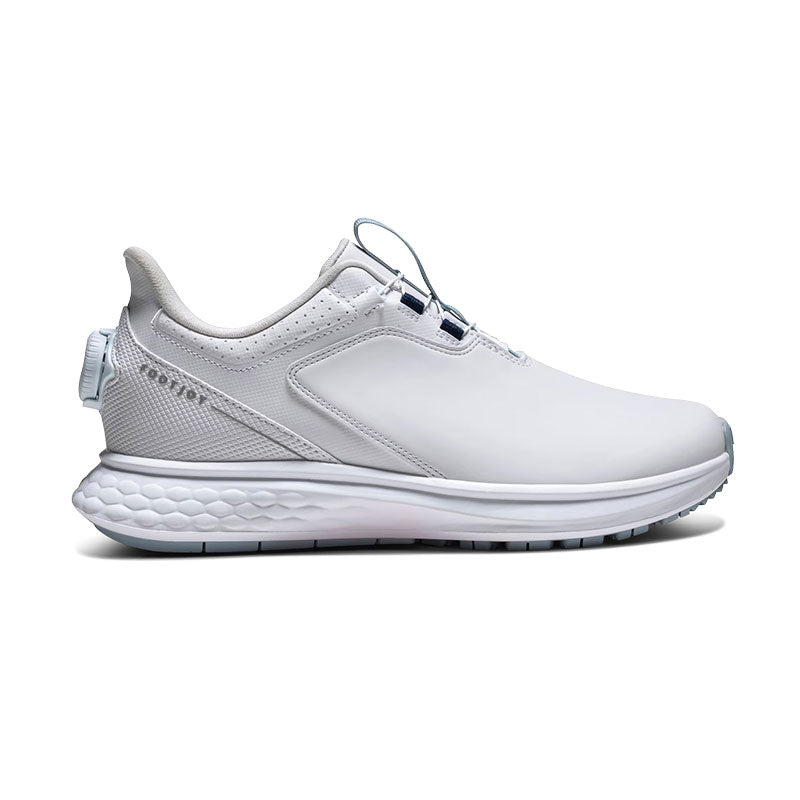 FOOTJOY FJ Pulse BOA Women's Spiked Shoes (White/White/Blue)