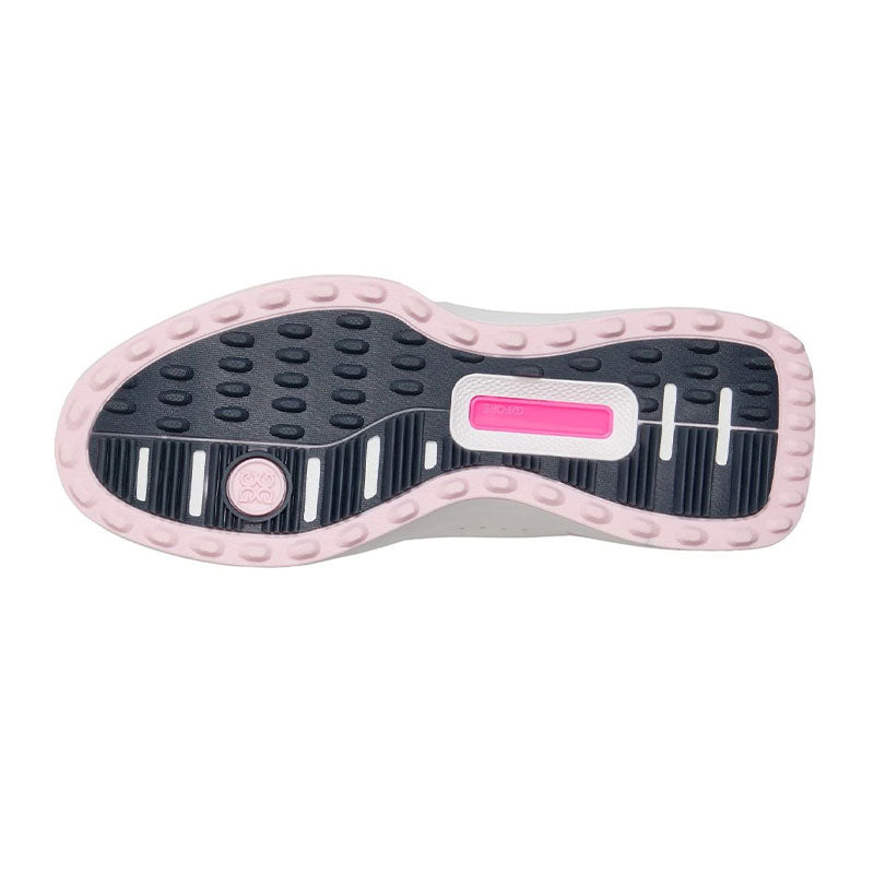 GFORE G.112 Perforated Kiltie Women's Spikeless Shoes (Snow/Blush)