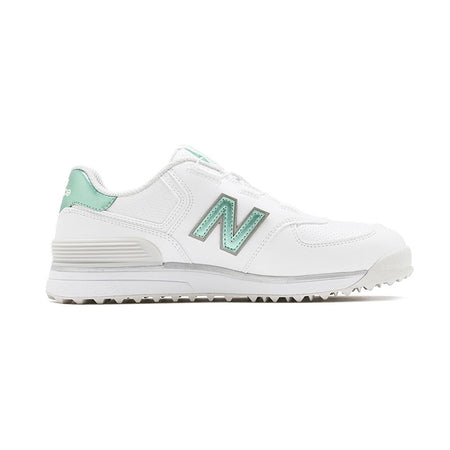NEW BALANCE 574 V4 BOA Women's Spikeless Shoes (White/Mint)