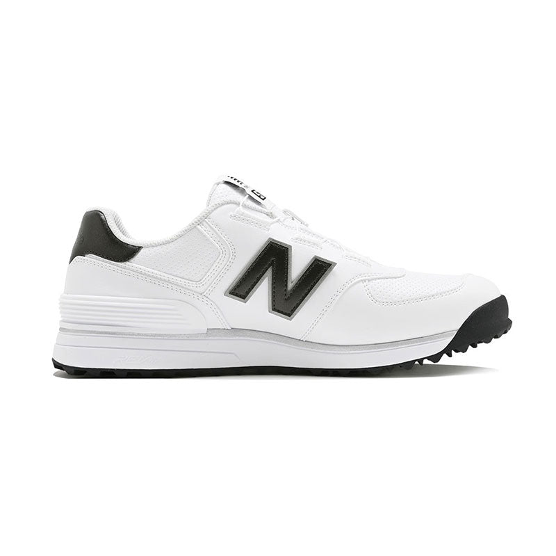 NEW BALANCE 574 V4 BOA Women's Spikeless Shoes (White/Grey)