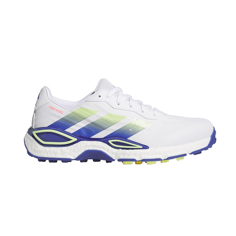 ADIDAS Codechaos 27 Men's Spikeless Shoes (White/Blue/Yellow)
