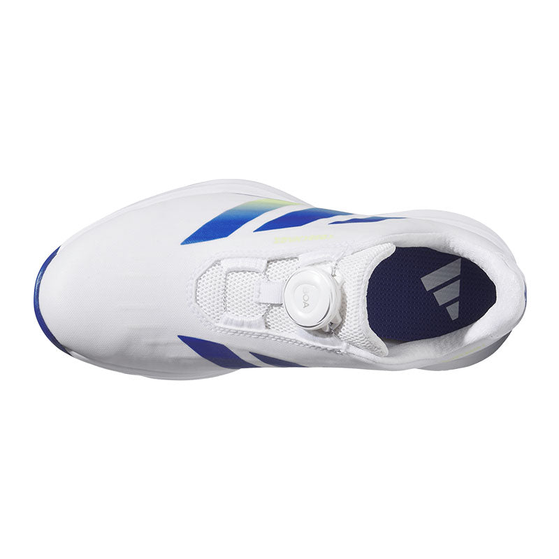 ADIDAS Codechaos BOA Junior  Spikeless Shoes (White/Blue/Yellow)