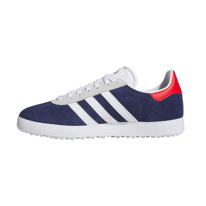 ADIDAS Gazelle Men's Spikeless Shoes (Blue/White/Red)