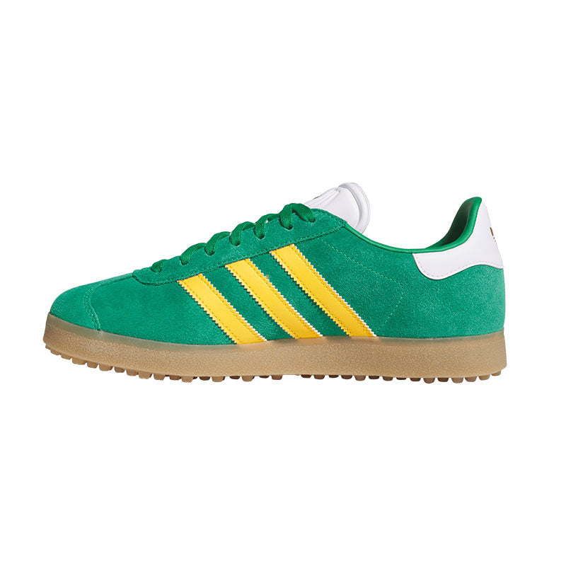ADIDAS Gazelle Men's Spikeless Shoes (Green/Yellow/White)