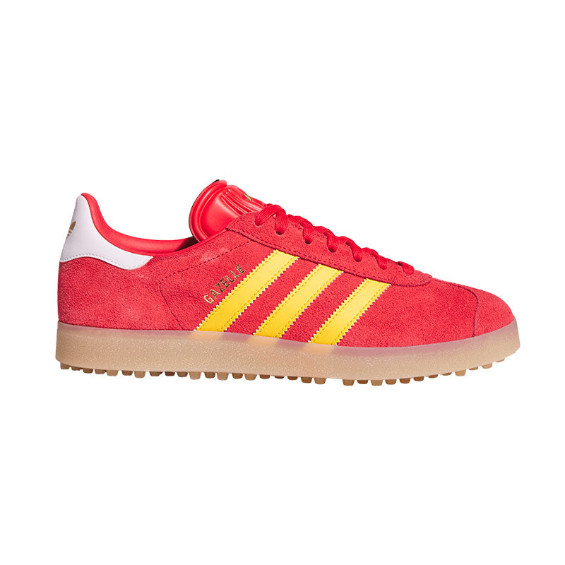 ADIDAS Gazelle Men's Spikeless Shoes (Red/Yellow/Yellow)