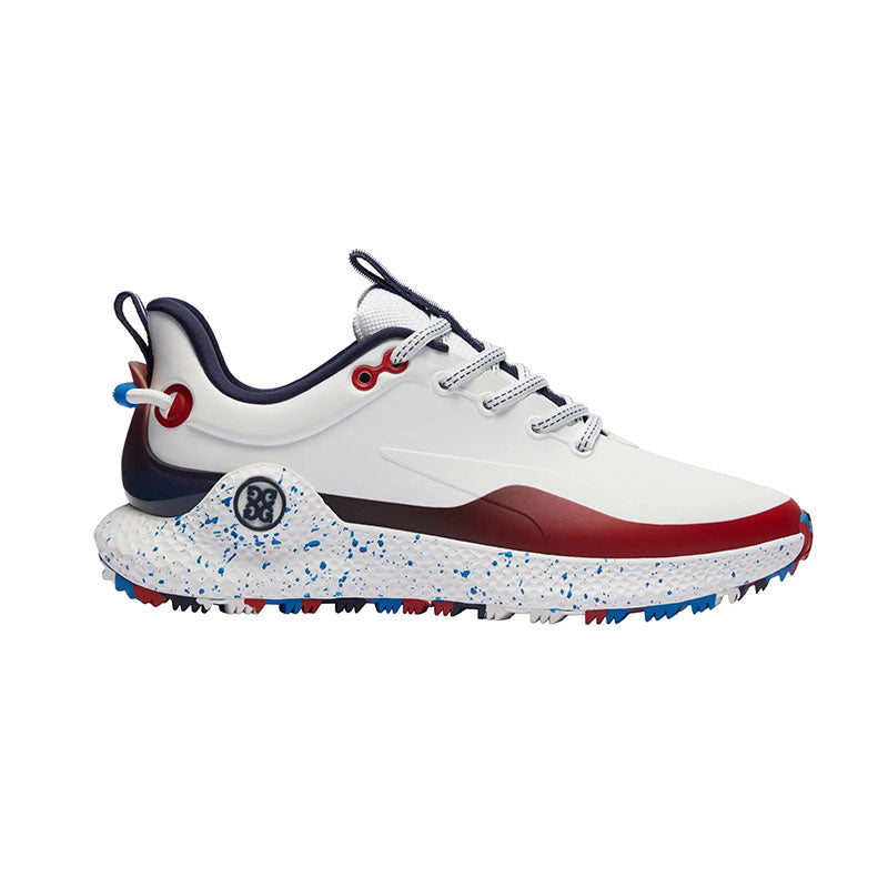 GFORE MG4+ O2 Men's Spikeless Shoes (Snow/Classic Red)