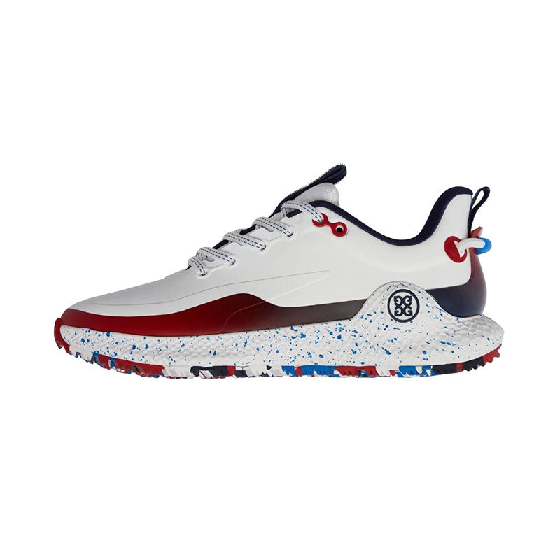 GFORE MG4+ O2 Men's Spikeless Shoes (Snow/Classic Red)