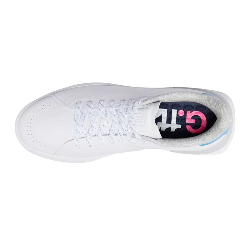 GFORE G.112 Embossed Skull & Tees Men's Spikeless Shoes (Snow/Cerulean)