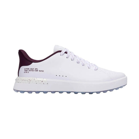 GFORE G.112 Men's Spikeless Shoes (Snow/Dark Plum)