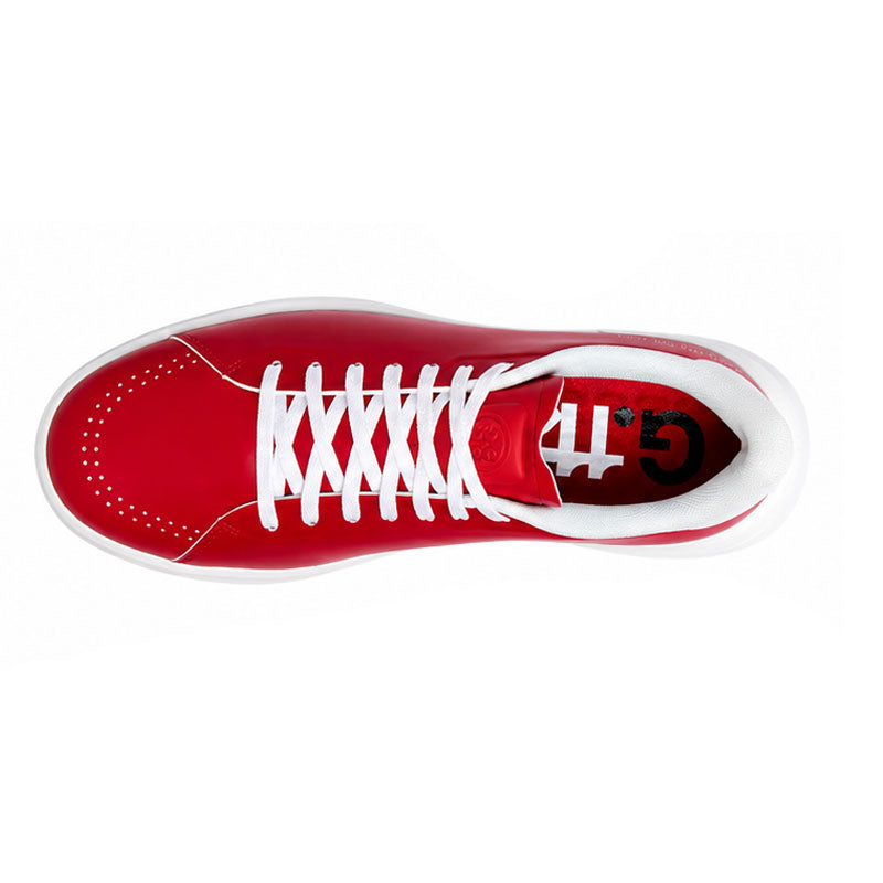 GFORE G.112 LE Men's Spikeless Shoes (Classic Red/Snow)