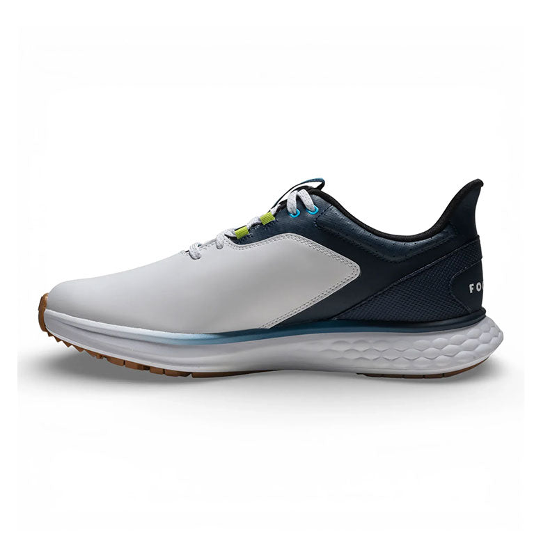 FOOTJOY FJ Pulse Lace Men's Spikeless Shoes (White/Navy/Brown)