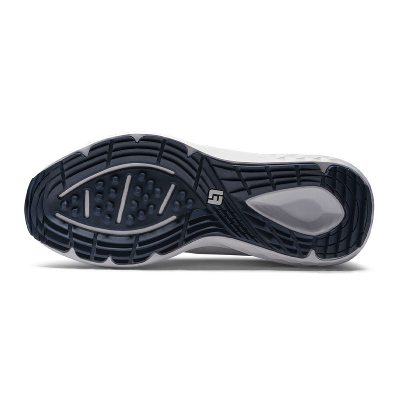 FOOTJOY FJ QMotion Men's Spikeless Shoes (White/Blue/Blue)