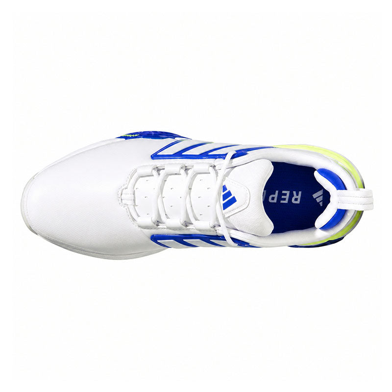 ADIDAS Adipower Men's Spikeless Shoes (White/Indigo/Lemon)