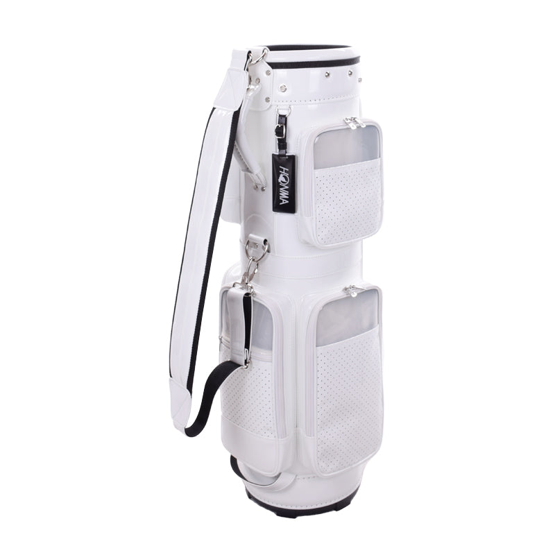 HONMA Sports Trendy 9" Caddie Bag (White)