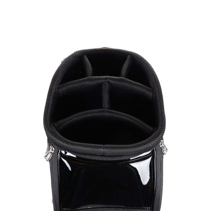 HONMA 9" Gear Sports Cart Bag (Black/Red)