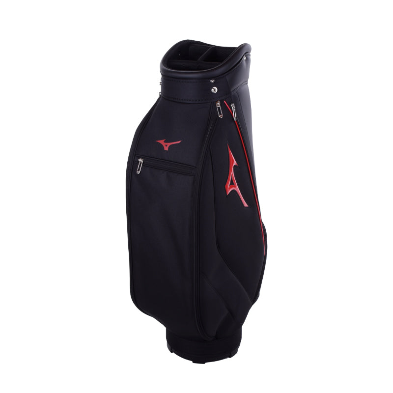 MIZUNO 9.5" Sporty Cart Bag (Black/Red)