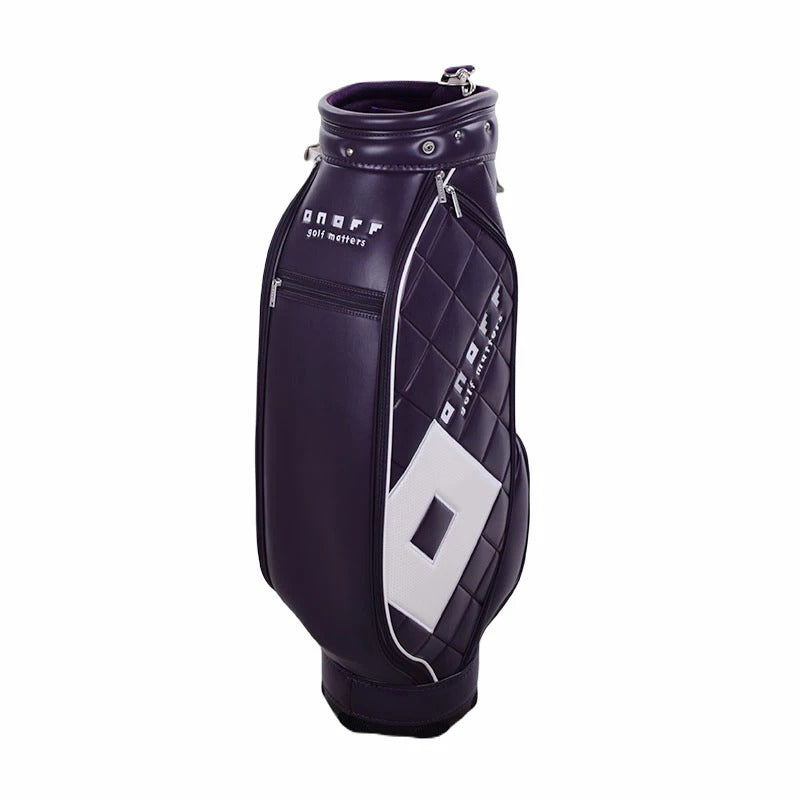 ONOFF OB7923 8.5" Women's Caddie Bag (Purple/White)