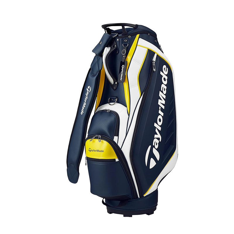 TAYLORMADE 9.5" Auth-Tech Cart Bag (Navy/White/Yellow)