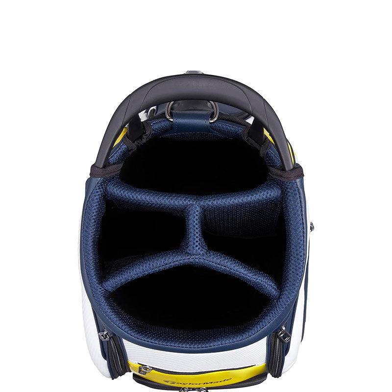 TAYLORMADE 9.5" Auth-Tech Cart Bag (Navy/White/Yellow)