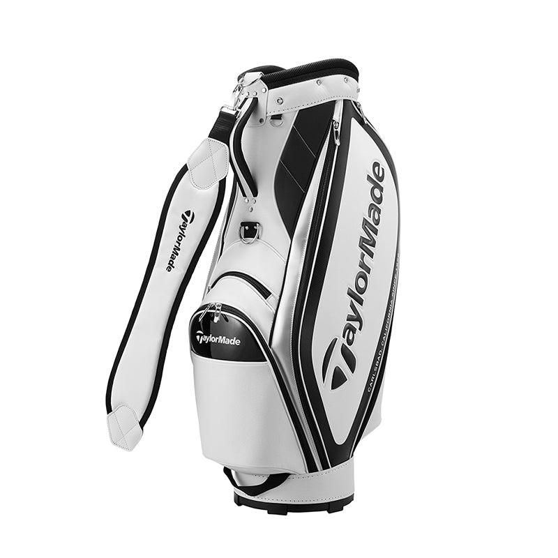 TAYLORMADE TM24 9" True-Lite Cart Bag (White/Black)