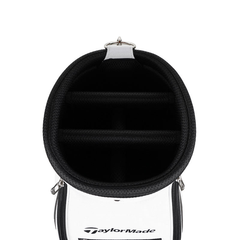 TAYLORMADE TM24 9" True-Lite Cart Bag (White/Black)