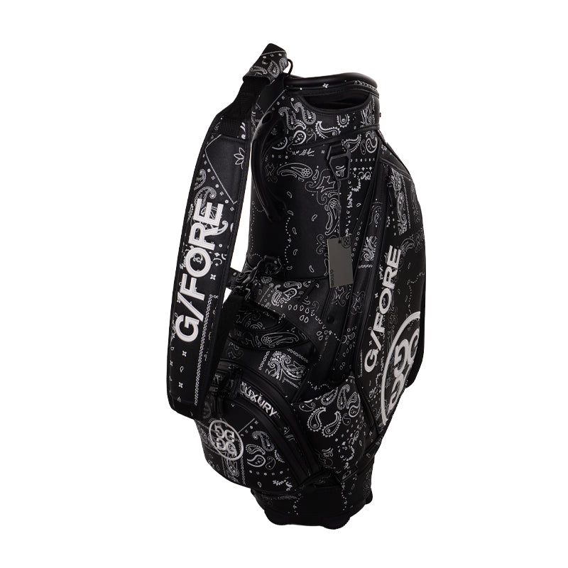 GFORE Saffiano Boro Tour Caddie Bag (Onyx)