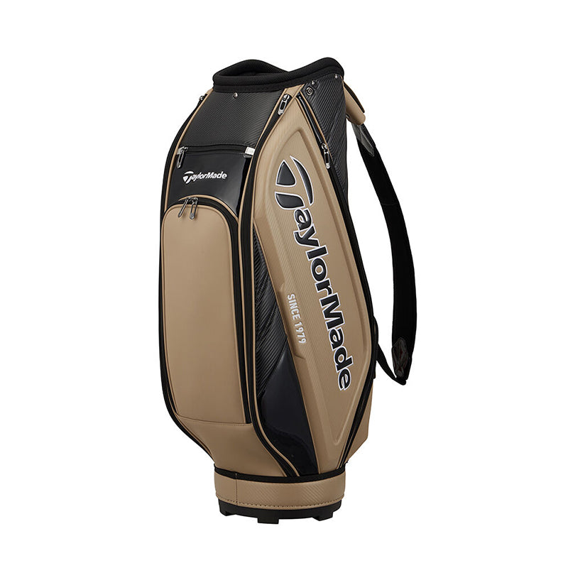 TAYLORMADE 9.5" Auth-Tech Cart Bag (Beige/Black)