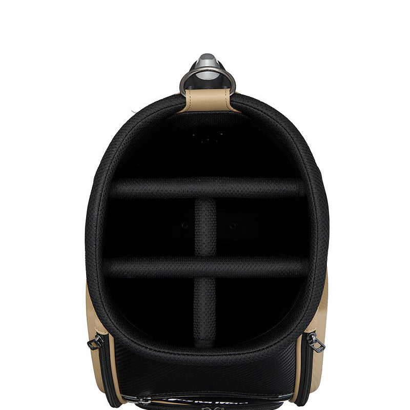 TAYLORMADE 9.5" Auth-Tech Cart Bag (Beige/Black)
