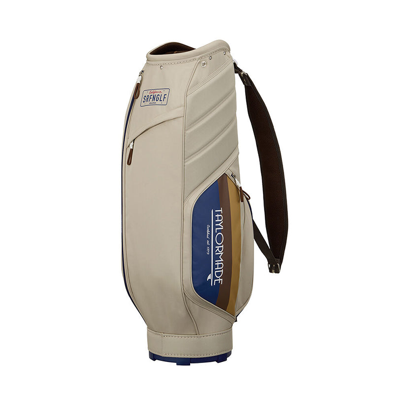 TAYLORMADE 9" Golden-State Cart Bag (Beige/Navy)