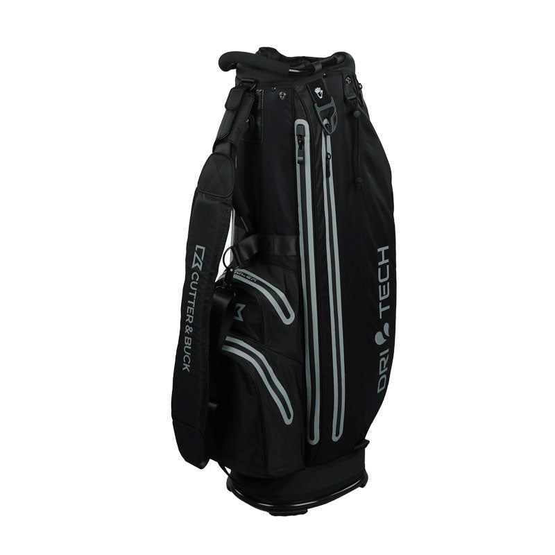 CUTTER & BUCK 9741-D 9" Waterproof Cart Bag (Black)