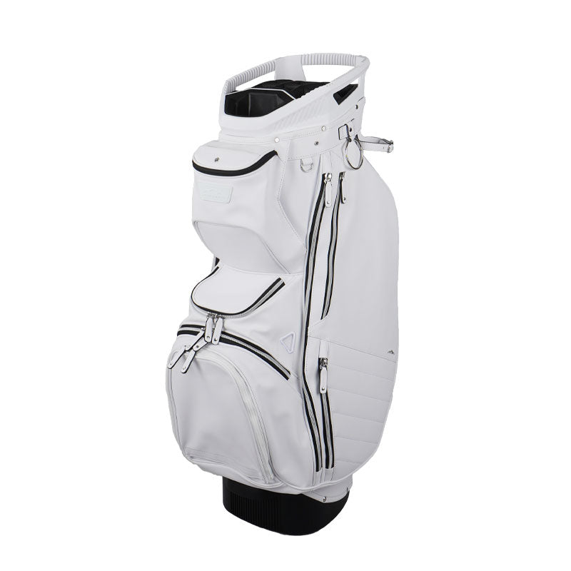 SUN MOUNTAIN 9" Matchplay 14-Way Cart Bag (White/Black/Silver)