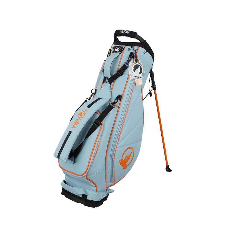 HONMA CB12506 8.5" Stand Bag (Light Blue/Orange)