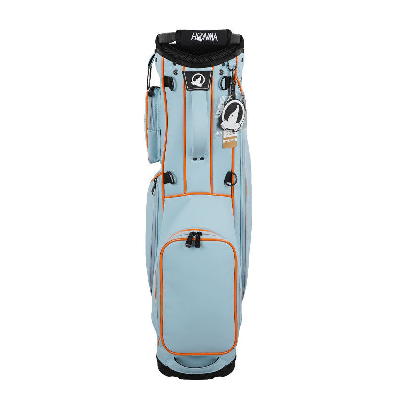 HONMA CB12506 8.5" Stand Bag (Light Blue/Orange)