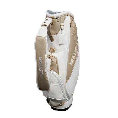 MAJESTY 8.5" Royale Slim (2025) Women's Caddie Bag (White/Gold)