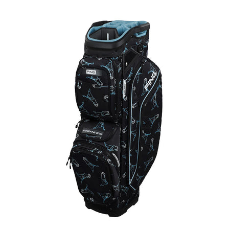 PING Pioneer 244 Cart Bag (Black/Multi)