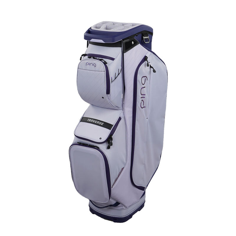 PING Traverse 244 Cart Bag (Lilac/Plum)