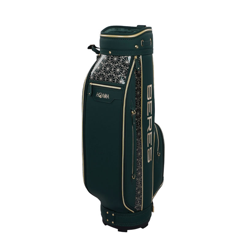 HONMA 9" BERES 10 2 & 3-Star Cart Bag (Gold/Green/Green)