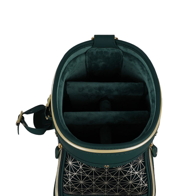 HONMA 9" BERES 10 2 & 3-Star Cart Bag (Gold/Green/Green)