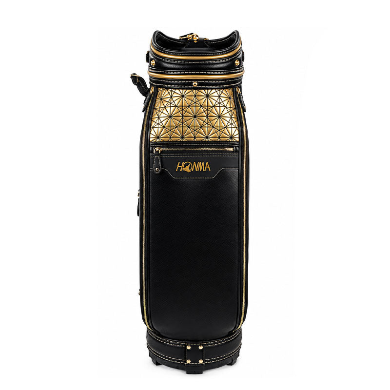 HONMA 9" BERES 10 4-Star Cart Bag (Black/Gold)